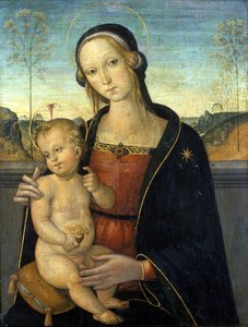 Madonna a dítě, cca 1500 (tempera na dřevě)
